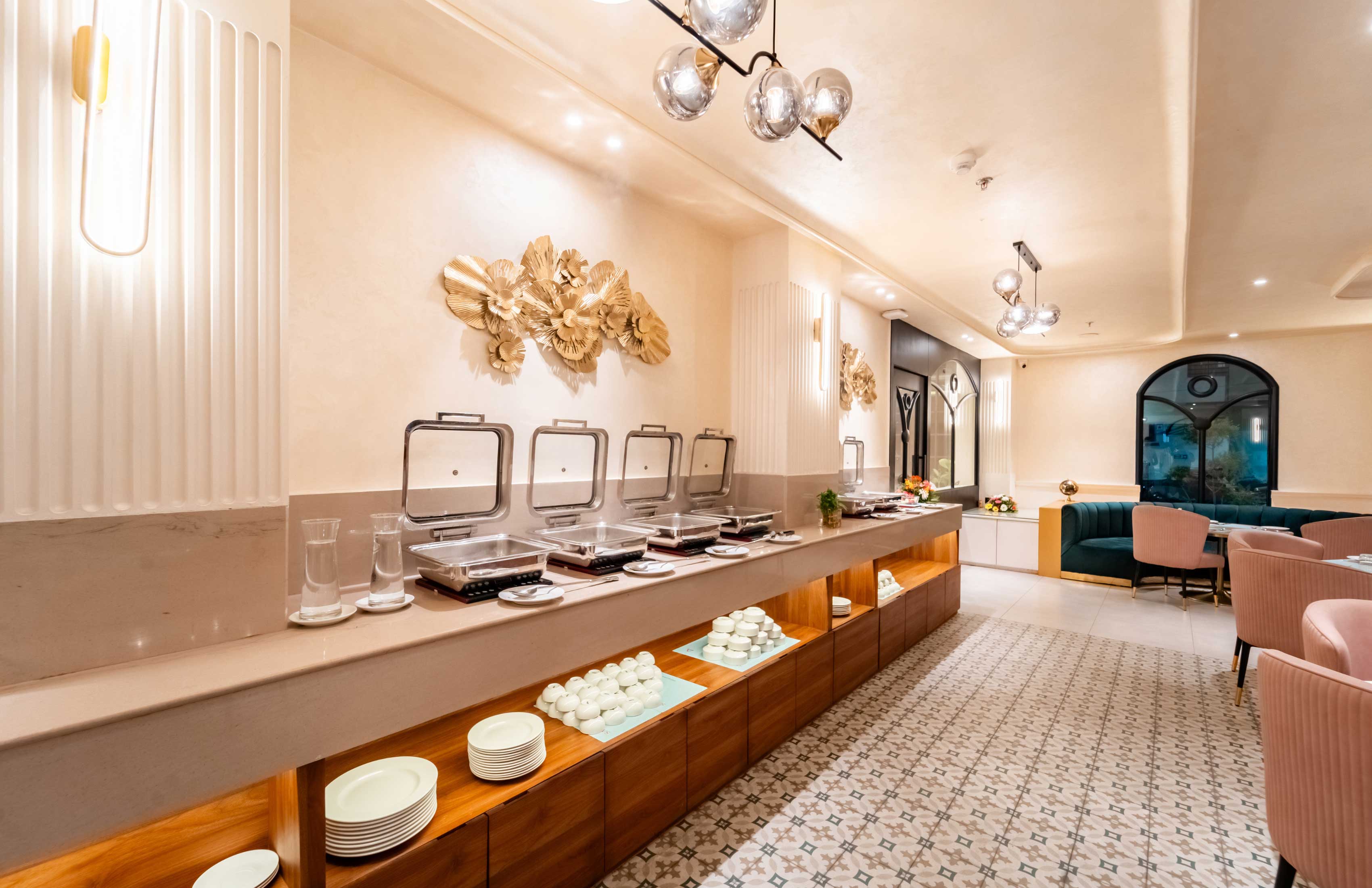 Salt Restaurant buffet counter